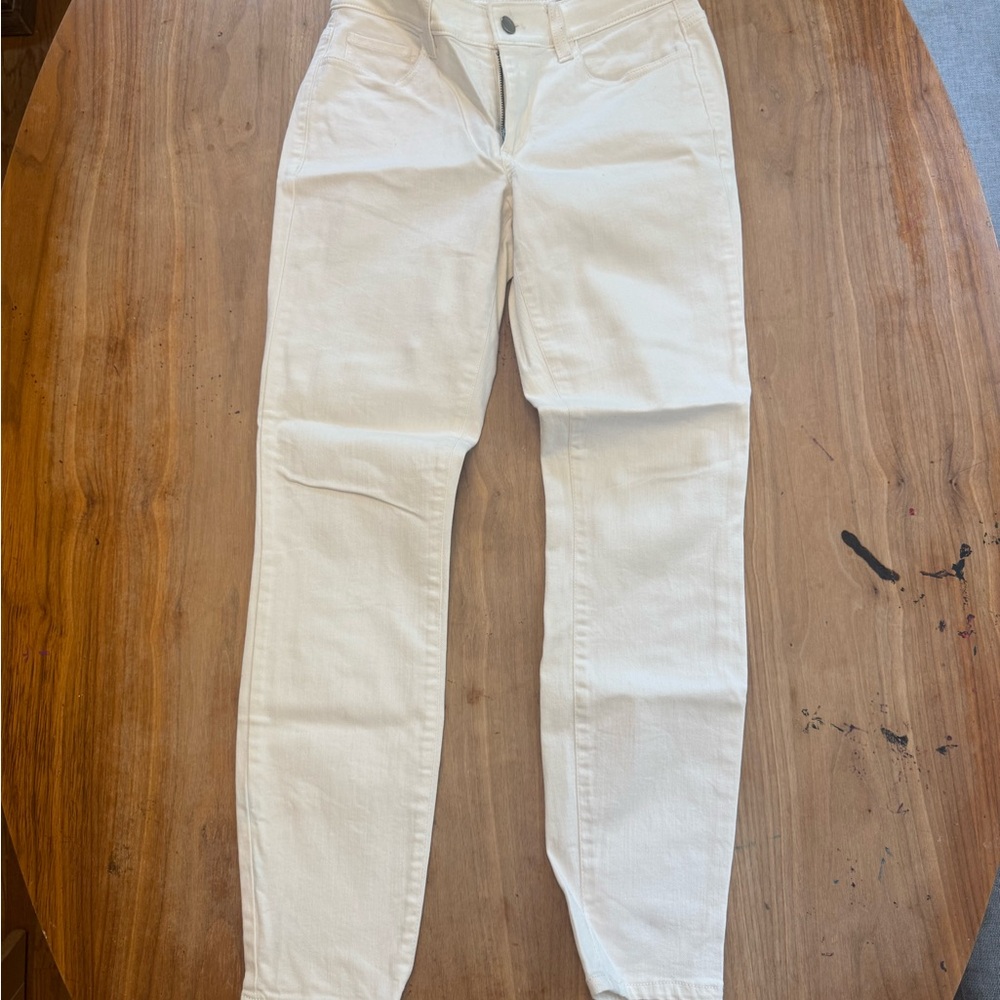 Ann Taylor Women's Off-White Skinny Jeans